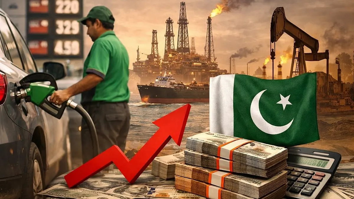 Oil tanker unloading Pakistan crude oil imports from US at Cnergyico terminal in Balochistan