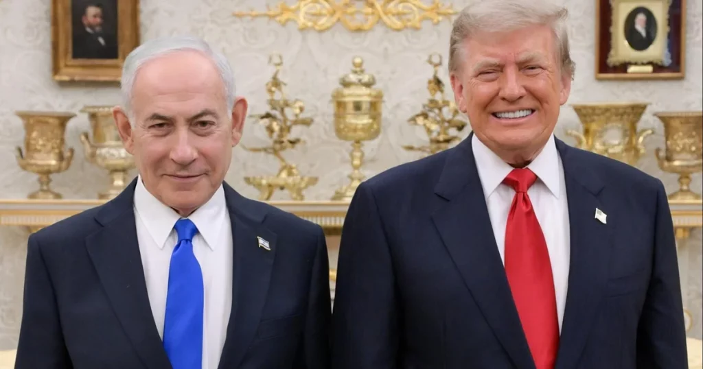 Benjamin Netanyahu speaking at an Israeli Cabinet meeting