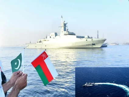 A Pakistan Maritime Security Agency patrol vessel conducting security operations in regional waters amid heightened tensions.