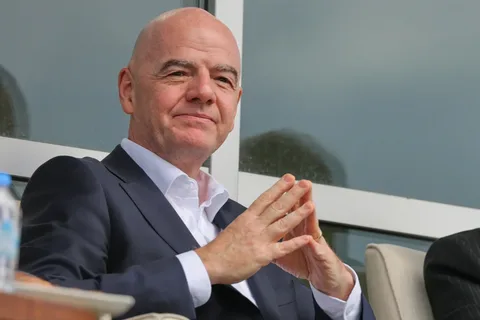 Gianni Infantino, FIFA president, during a football event.