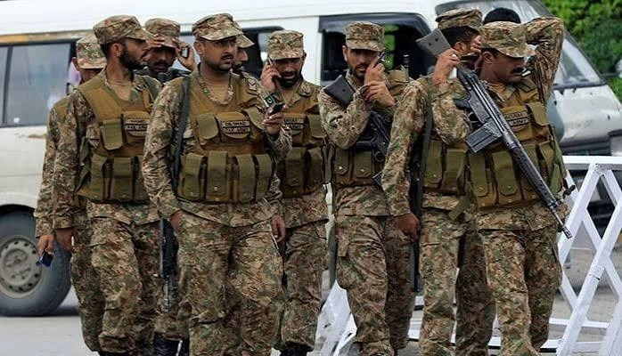 Pakistan Army deployed in Rawalpindi for security duties