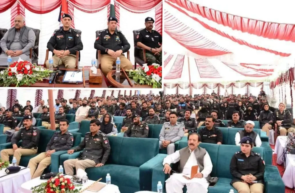 IG Balochistan Muhammad Tahir addressing Police Darbar in Quetta