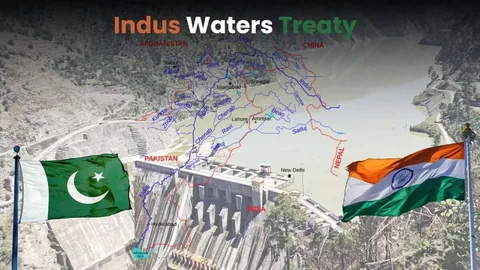 The Indus River flowing through Pakistan, a symbol of the Indus Waters Treaty 1960 dispute between Pakistan and India