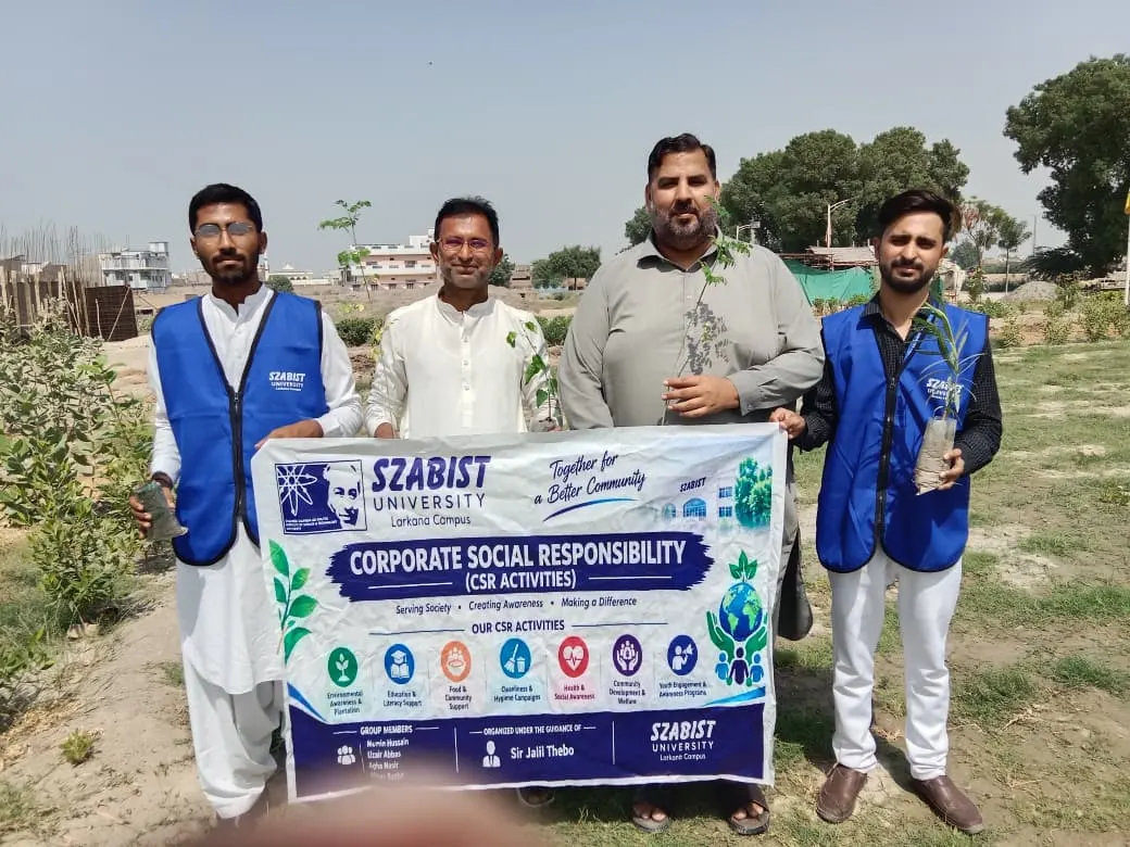 Green Sindh Foundation plantation campaign in Larkana