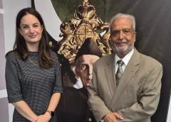 Elizabeth Threlkeld Visits Houston