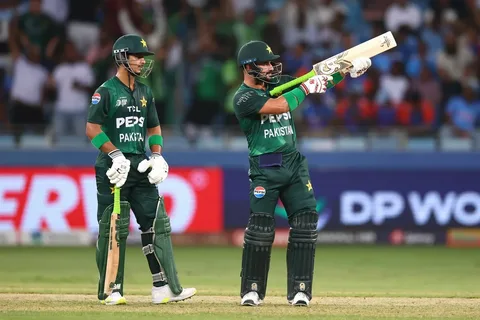 Sahibzada Farhan, Pakistan's new T20I captain, walking out to bat as the Pakistan T20 squad prepares for the Sri Lanka series in Rawalpindi